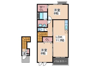 ラピスラズリの物件間取画像